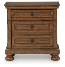 Load image into Gallery viewer, Zackaryn - Two Drawer Night Stand - Warm Brown
