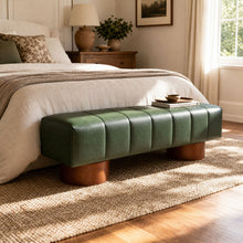 Load image into Gallery viewer, Modern Upholstered Dining Bench
