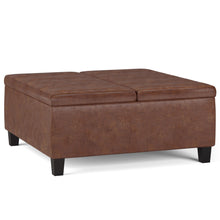 Load image into Gallery viewer, Ellis - Coffee Table Storage Ottoman Contemporary Design
