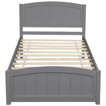 Load image into Gallery viewer, Platform Bed &amp; Headboard, Footboard And Wood Slat Support
