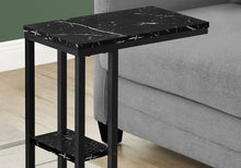 Load image into Gallery viewer, Accent Table, C - Shaped, Marble Look Contemporary &amp; Modern Convenient Design
