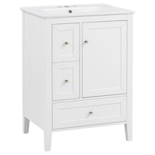 Load image into Gallery viewer, Modern Bathroom Vanity With Sink, Soft Close Drawers &amp; Door, Storage Rack
