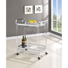 Load image into Gallery viewer, Kempton - 2 Tier Bar Cart - Chrome
