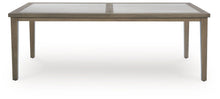 Load image into Gallery viewer, Rainier Ranch - Rectangle Dining Table With Umbrella Option - Brown / Beige
