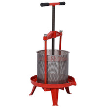 Load image into Gallery viewer, Fruit And Wine Press With T-Shaped Hand Shank, 3.69 Gallon / 14L - Red
