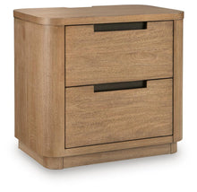 Load image into Gallery viewer, Pamaria - Two Drawer Night Stand - Light Brown

