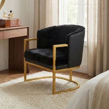 Load image into Gallery viewer, Upholstered Reading Accent Armchair For Living Room
