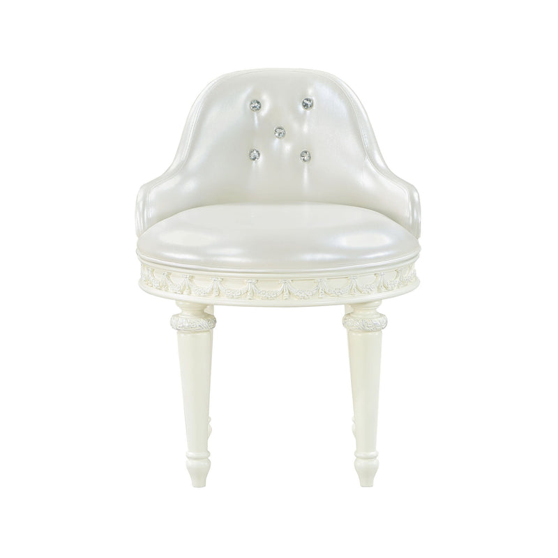 Dorothy - Vanity Chair With Swivel Chair Only - Ivory