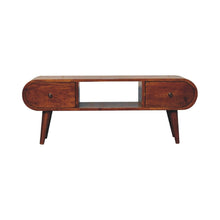 Load image into Gallery viewer, Solid Wood Circular TV Unit
