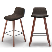 Load image into Gallery viewer, Addy - Counter Stool (Set of 2) - Distressed Brown
