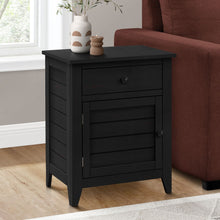 Load image into Gallery viewer, Accent Nightstand, Storage Drawer, Transitional
