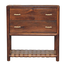 Load image into Gallery viewer, Regency - Woven 2 Drawer Nightstand - Brown
