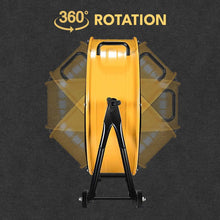 Load image into Gallery viewer, 3 Speed Heavy Duty Metal Industrial Drum Fan, Air Circulation - Yellow
