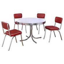 Load image into Gallery viewer, Parlisse - 5 Piece Round Dining Sets And Chairs - White
