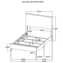 Load image into Gallery viewer, Fraser - Queen Panel Bed - Natural
