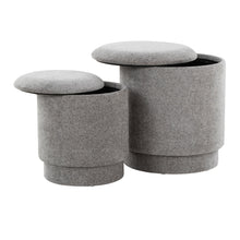Load image into Gallery viewer, Marla - Upholste Contemporary Ottoman Set
