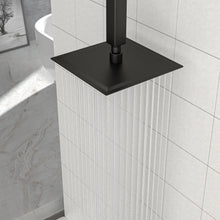 Load image into Gallery viewer, 8" Square Rain Shower Head, Ceiling / Wall Mount Stainless Steel Bath Fixture
