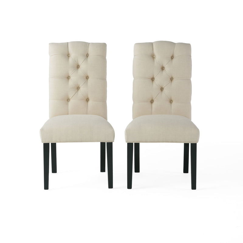 Harding - Tufted Dining Chair (Set of 2) - Natural