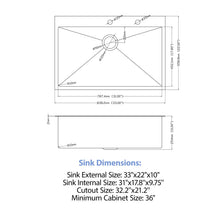 Load image into Gallery viewer, Drop In Kitchen Sink With Pull Down Faucet And Soap Dispenser
