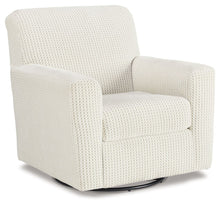 Load image into Gallery viewer, Herstow - Swivel Glider Accent Chair - Ivory
