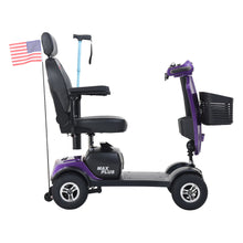 Load image into Gallery viewer, Max Plus - 4 Wheels Outdoor Compact Mobility Scooter With 2 Pieces X 20Ah Lead Acid Battery, 16 Miles, Cup Holders &amp; USB Charger Port
