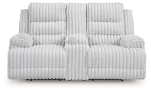 Load image into Gallery viewer, Rhines Falls - Double Reclining Power Loveseat With Console - Alloy
