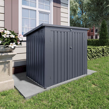 Load image into Gallery viewer, Outdoor Trash Can Storage Shed For 2 Bins Garbage - Gray
