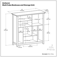 Load image into Gallery viewer, Amherst - Multi Cube Bookcase And Storage Unit
