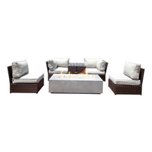 Load image into Gallery viewer, Outdoor Elegance Conversation Set With Fire Pit
