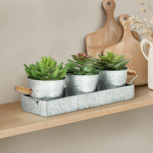 Load image into Gallery viewer, Artificial Succulent, Table Decor (Set of 3) - Green
