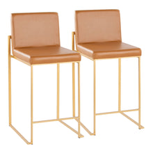 Load image into Gallery viewer, Fuji - Contemporary High Back Barstool (Set of 2)
