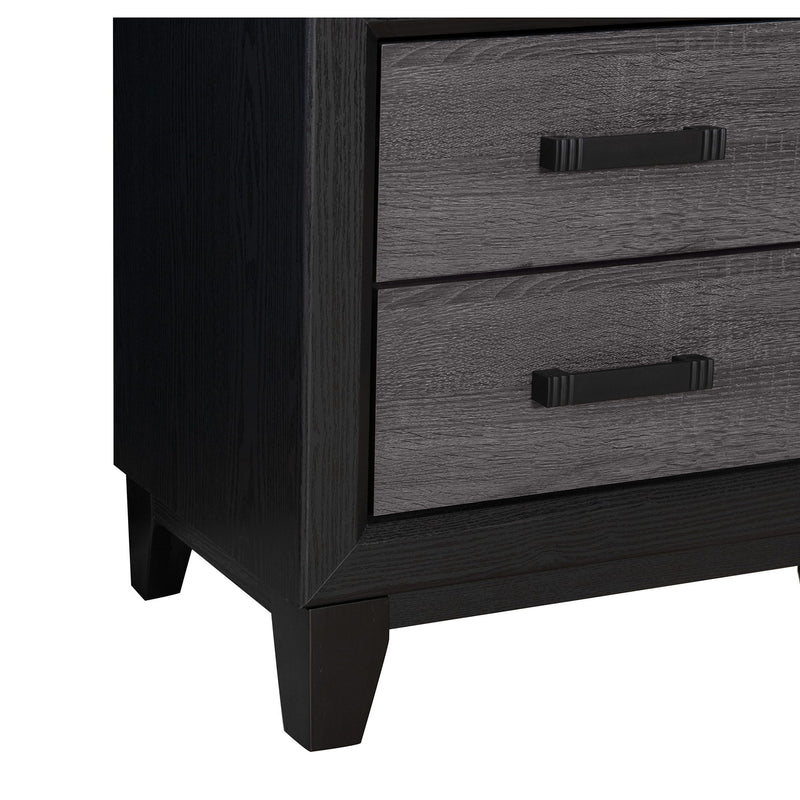 Soluto - Nightstand - Black / Gray