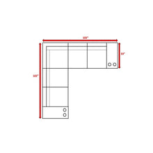 Load image into Gallery viewer, Rattan Sectional Sofa Set With Cushions
