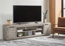 Load image into Gallery viewer, Naydell - XL TV Stand w/Fireplace Option - Gray
