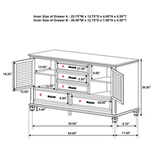 Load image into Gallery viewer, Lockeford - 5 Drawer Dresser With Side Cabinets - White
