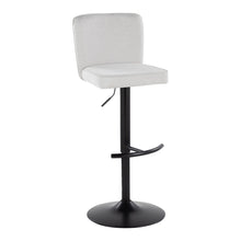 Load image into Gallery viewer, Henry - Contemporary Adjustable Barstool &amp; Swivel With Rounded T Footrest (Set of 2)
