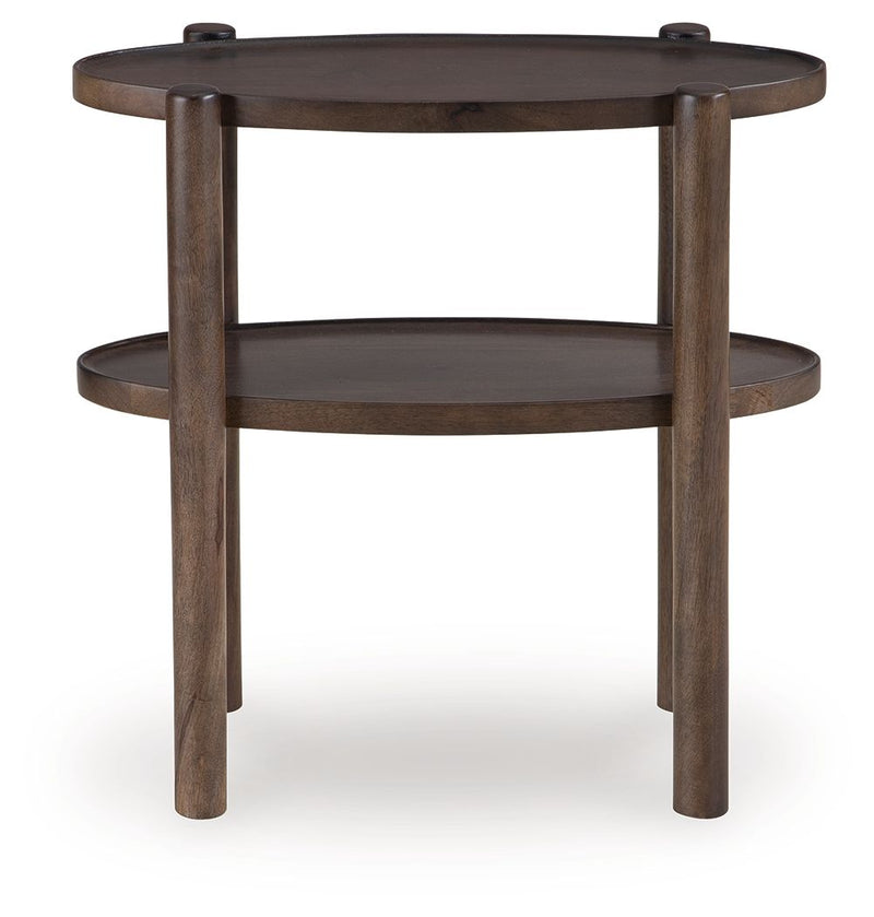 Wiattbury - Accent Table - Gray Brown