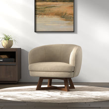 Load image into Gallery viewer, Swivel Accent Chair With Sculptural Base

