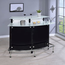 Load image into Gallery viewer, Keystone - Home Bar With Stemware &amp; Wine Storage - Black
