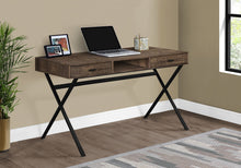 Load image into Gallery viewer, Computer Desk For Home Office, Laptop, Storage Drawers, Glossy Contemporary &amp; Modern
