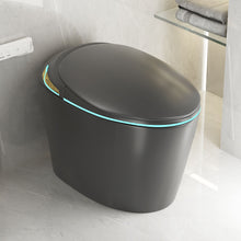 Load image into Gallery viewer, Unique Smart Toile With Built In Bidet, Auto Open / Close Seat, Foot Sensor, LED Display, Night Light, Warm Water &amp; Dryer Ceramic
