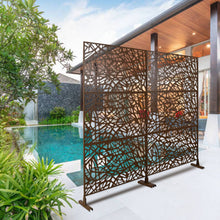 Load image into Gallery viewer, Outdoor &amp; Indoor Freestanding Decorative Privacy Screen
