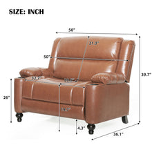 Load image into Gallery viewer, Tufted Design Wide Manual Recliner Chair
