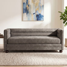 Load image into Gallery viewer, 3 Seater Sofa Upholstery With Square Arms, Living Room Couch
