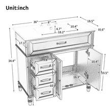 Load image into Gallery viewer, Bathroom Vanity With Sink, Freestanding Cabinet &amp; Drawers
