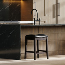 Load image into Gallery viewer, Modern Stool &amp; Nail Head Detailing
