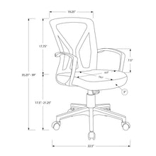 Load image into Gallery viewer, Office Chair, Adjustable Height, Swivel, Ergonomic, Mesh, Contemporary &amp; Modern
