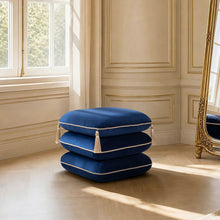Load image into Gallery viewer, Monarch - Squared Upholstered Ottoman
