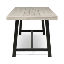 Load image into Gallery viewer, Equilibrium - Outdoor Dining Table With Wooden Frame And Slat Top
