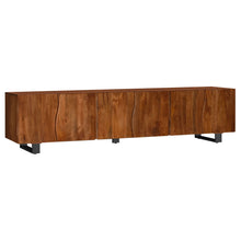 Load image into Gallery viewer, Harper - TV Stand Media Console With Curved Doors - Brown
